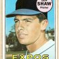 1969 Topps baseball card #183 (B) Don Shaw EX-