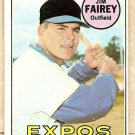 1969 Topps baseball card #117 Jim Fairey EX