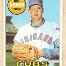 1969 Topps baseball card #115 Bill Hands NM