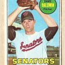 1969 Topps baseball card #132 Dave Baldwin NM