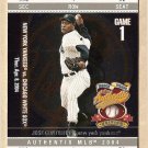 2004 Fleer Authentix baseball card #139 Jose Contreras NM/M