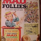 Mad Follies comic magazine #2 1964 VG - has perforated calendar pages still attached!