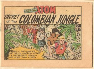 Captain Atom (Nation-Wide publishing) - Secret of the Columbian Jungle 1951 VERY RARE