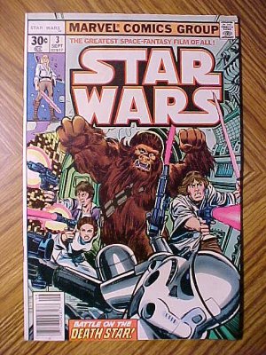 Marvel Comics Star Wars comic book #3 1977 1st print VF