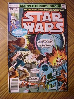 Marvel Comics Star Wars comic book #5 1977 1st printing VF