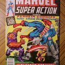 Marvel Super Action comic book #3 (B) 1977 Starring Captain America VG