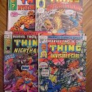 Marvel Comics Marvel Two-In-One #'s 31, 32, 34, 69 good condition