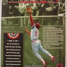 2000 St. Louis Cardinals Willie McGee Day commemorative card NM 8x10