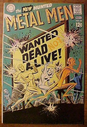 DC Comics comic book - Metal Men #34 1968 Fine (cover has fading)