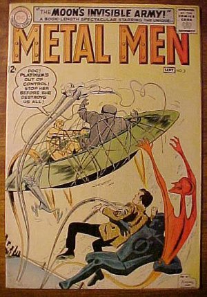 DC Comics comic book - Metal Men #3 1963, VG (faint cover fading & subscription crease)