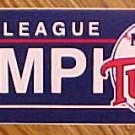 1987 Minnesota Twins American League Champs bumper sticker, Mint condition