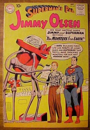 Superman's pal Jimmy Olsen comic book #47 1960 VG condition