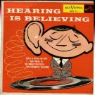 RCA Victor Hearing is Believing 45 rpm record 1954 - classical music
