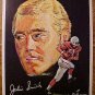 1970 football Pro-Star Portrait Jackie Smith (B) St. Louis Cardinals 7.5"x10" (small corner tear)