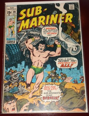Marvel Comics Sub-Mariner #39 (B) Good+ condition
