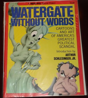 1975 Rolling Stone Special - Watergate Without Words softcover satire cartoon book NM