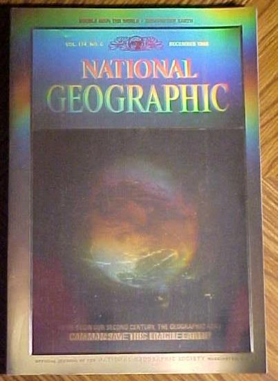 National Geographic December 1988 - Holographic (hologram) Cover, Ex Nm 