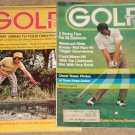 Golf Magazine June & December 1975 hints, tips, superstars of Golf VG