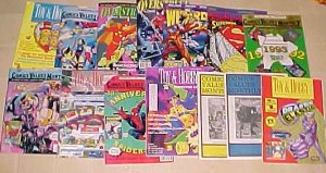 14 Comic Book & Toy price guide assortment lot, Wizard, Comic Values Monthly, Overstreet, MORE!
