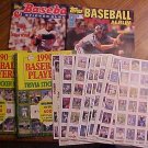 Assorted baseball sticker albums & stickers - 1982, 1983, 1990, 100's of stickers