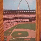 TWO Postcards - Busch Memorial Stadium, St. Louis MO, 1970's, used, both G/VG condition