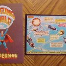 TWO Postcards - Amazing World of Superman, dated 1972, unused, EX/NM