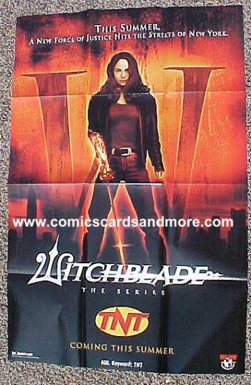 Witchblade, the TV series poster, full size, NM/M, never displayed, folded