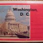 Postcard - Washington DC fold-out packet set, 1960's? unused, VG condition, see pics