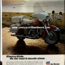Magazine print ad - Harley-Davidson 1200cc Electra Glide motorcycle