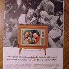 Magazine print ad - 1965 RCA Victor COLOR TV w/ Bonanza cast