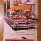 Magazine print ad - 1965 Pontiac Grand Prix
