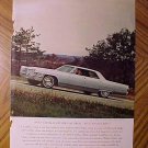 Magazine print ad - 1965 Cadillac automobiles