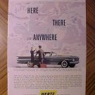 Magazine print ad - Hertz Rent a Car (1959 Chevrolet)
