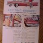 Magazine print ad - 1959 Chrysler automobiles w/ pushbutton transmissions