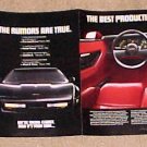 Magazine print ad - 1984 Chevrolet Chevy Corvette - 4 page fold out!