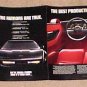Magazine print ad - 1984 Chevrolet Chevy Corvette - 4 page fold out!