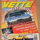 Vette Magazine - Leading Chevy Corvette Publication August 1992 1967 Corvette, Beach Boys.