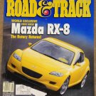 Road & Track magazine April 2002 Mazda RX-8, VW Beetle Turbo, Range Rover Porsche GT2