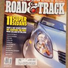 Road & Track magazine July 2002 11 Super sedans, Pontiac GTO, Mini Cooper S