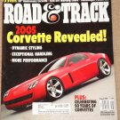 Road & Track magazine August 2002 2005 Corvette, Ford SVT Mustang Cobra, VW Passat W8