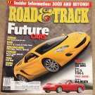 Road & Track magazine September 2001 Saleen S7, Lamorghini Junior Murcielago, Audi RSR, Ford Mustang