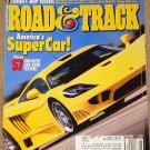 Road & Track magazine June 2003 Saleen S7, Audi Rs 6, BMW M5, Lancer Evo vs WRX