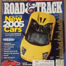 Road & Track magazine October 2004 Acura TSX vs Suburu Legacy GT, Hennessey Dodge Viper