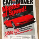 Car & Driver magazine August 2000 Corvette Z06, Porsche Boxster, Mercedes SLK320, Audi TT Quattro