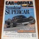 Car & Driver magazine March 2001 Mosler MT900 (0-60 in 3.5 sec), Nissan 350Z, Toyota Prius