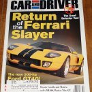 Car & Driver magazine February 2002 Ford GT40, Audi A4, Toyota Corolla & Matrix