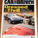 Car & Driver magazine July 2001 Jaguar XKR, Porsche 911, Panoz Esperante, Mustang Cobra