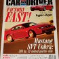 Car & Driver magazine June 2002 Dodge Viper, Ford Mustang SVT Cobra, Mazda MPV