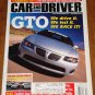 Car & Driver magazine December 2003 Pontiac GTO, Porsche at 208 mph, Lotus Elise