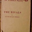 The Rivals by Richard Brinsley Sheridan playbook, dated 1896, acting edition